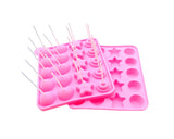 Silicone Chocolate Mold Candy Jelly Molds with Sticks