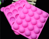 Silicone Chocolate Mold Candy Jelly Molds with Sticks