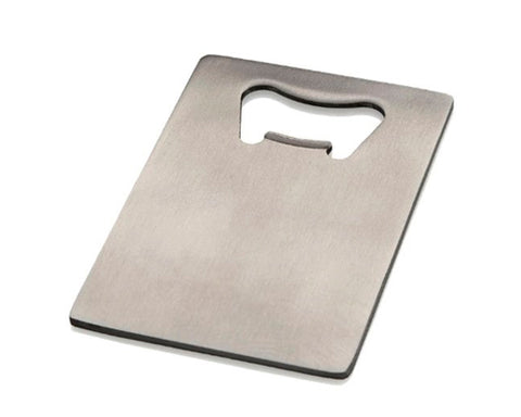 Stainless Steel Credit Card Size Bottle Casino Opener for Your Wallet