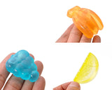 Whiskey Ice Cubes Rocks Stones Wine Beer Chillers - 6 Pcs Fruit