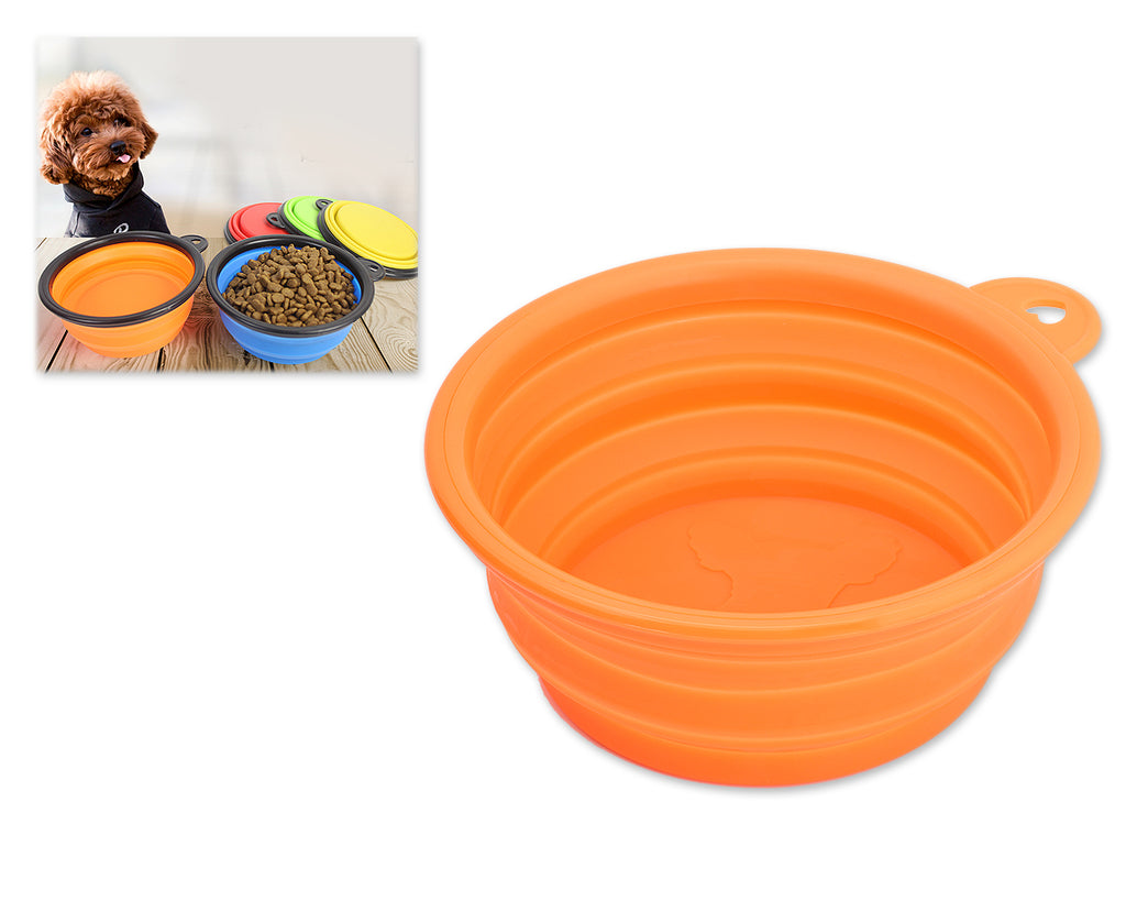 Travel Silicone Collapsible Dog Bowl Pet Water Dish