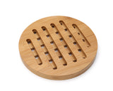 18 cm Round Shaped Bamboo Hot Pad for Table