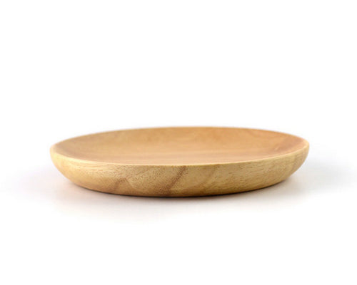 15 cm Wood Round Shaped Dinner Plate