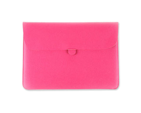 Envelope Series Soft Leather Case - Magenta