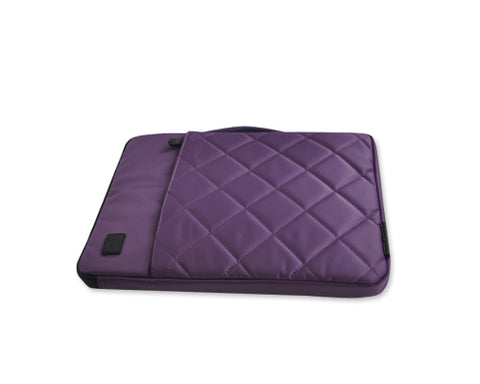 Diamond Series MacBook Sleeve Case with Handle - Purple