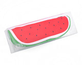 Fruit Shaped Stationery Set with Pencil Case Pens and Sticky Notes - A