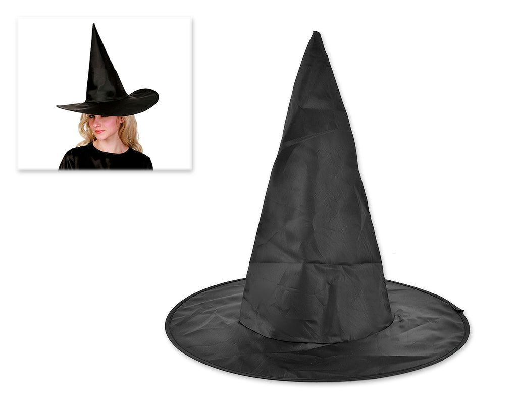 Halloween Party Costume Accessory Powerful Wicked Witch Hat - Black
