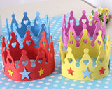 10 Pcs Birthday Party Sponge Crowns Set