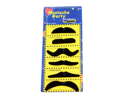 6 Pcs Costume Party Funny Fake Moustache