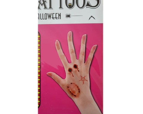 Halloween 2016 Dress Up Temporary Wound Tattoos - Vampire Bite