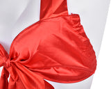 Satin Sexy Lingerie Knot Body Bow - Red