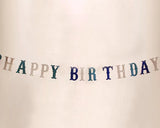 10 Feet Happy Birthday Party Glitter Banner