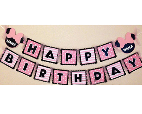 11' Party Decoration Accessory Happy Birthday Party Custom Banner
