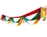3 Meter Christmas Wave Hanging Flags with Bells