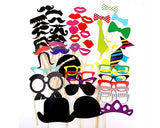 54 Pcs Party DIY Photo Booth Props on a Stick