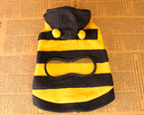 Animal Series Bee Costume Dog Hoodie Sweatshirt - Yellow and Black