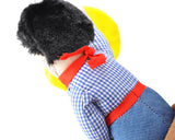 Western Riding Cowboy Pet Costume Dog Clothes with Hat