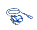 Reflective Series Nylon Dog Collar and Harness Set