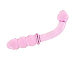 Adult Sex Toy Women Don Wand Bent Graduate Glass Pleasure Wand - Pink