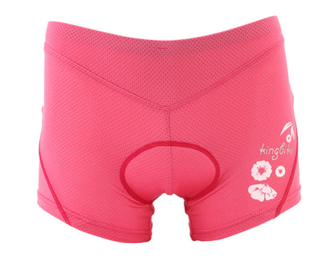 3D Sponge Cycling Underwear Shorts Pants - Pink