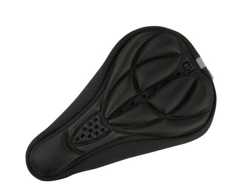 Bike Bicycle Resilience Breathable Comfort Saddle Seat Cover-Black