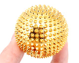 2 Pcs Magnetic Massage Palm Exerciser Ball - Gold