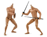 1/6 Scale Male Body Narrow Shoulder Standard 12 Inch Action Figure with 8 Interchangeable Hands