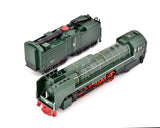 Alloy Steam Train Toy 1:87 Model with Music Light