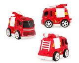 Cute Fire Engine Alloy Toy Car Model Set of 2