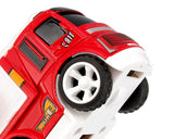 Cute Fire Engine Alloy Toy Car Model Set of 2