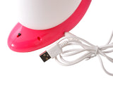 USB Rechargeable LED Bedroom Nursery Night Light Lamp-Magenta Snail