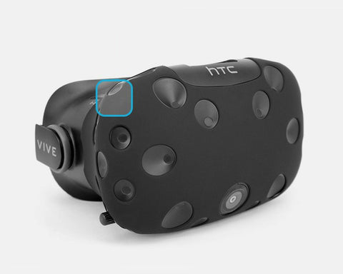 Headset Silicone Skin and VR Controller Protectors Compatible for HTC Vive