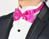 Men Adjustable Tuxedo Wedding Satin Bow Tie