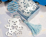 Bear Blue Wedding Favors Bookmark