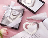Hollow Heart Wedding Favors Bookmark