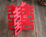 10 Pcs Chinese Traditional Wedding Favors Coasters