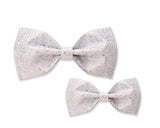 Father and Son Wedding Paisley Pattern Bow Tie Set